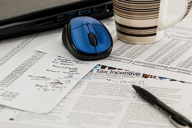 Tax Forms ready to be reviewed