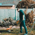 Lawn maintenance on a rental property