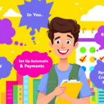 A person making timely rent payments to improve their credit score.