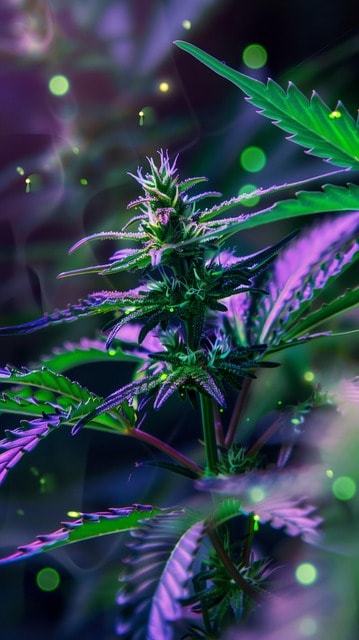cannabis plant, purple, green, colors, leaves, medicinal, herbal, plant, nature, natural, organic, cultivation, botany, purple and green cannabis, cannabis cultivation, cannabis industry, marijuana plant, cannabis leaves, purple marijuana, green marijuana